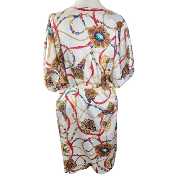 𝅺Bonjour Vintage Silky Robe - Picture 4 of 5